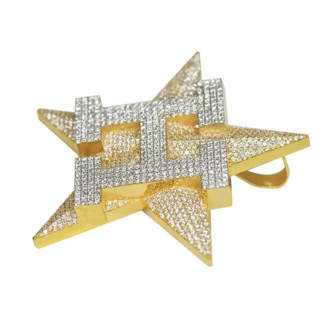 CUSTOM H STAR PENDANT