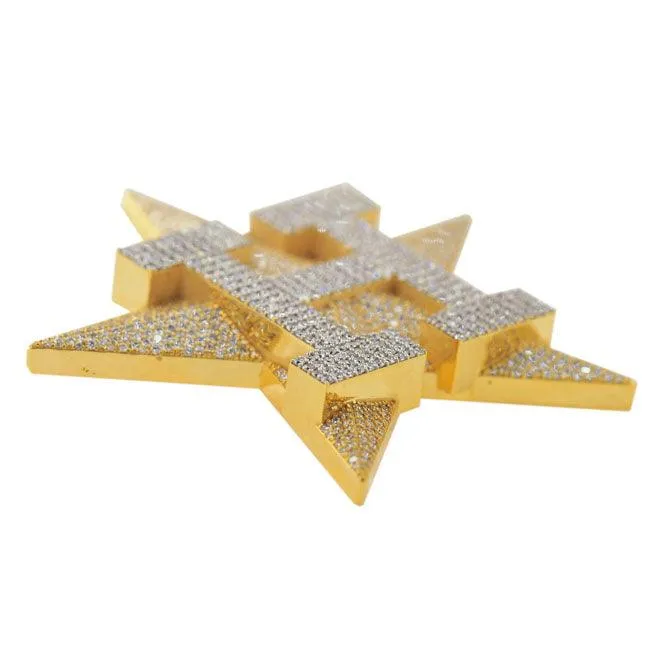 CUSTOM H STAR PENDANT