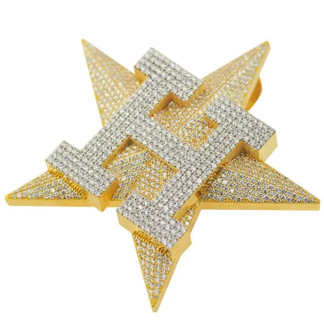 CUSTOM H STAR PENDANT