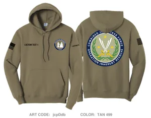 CUSTOM OSJA CJTF-OIR Comfort Unisex Hooded Sweatshirt - jcpDdb