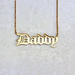 Daddy Statement Necklace - Gold