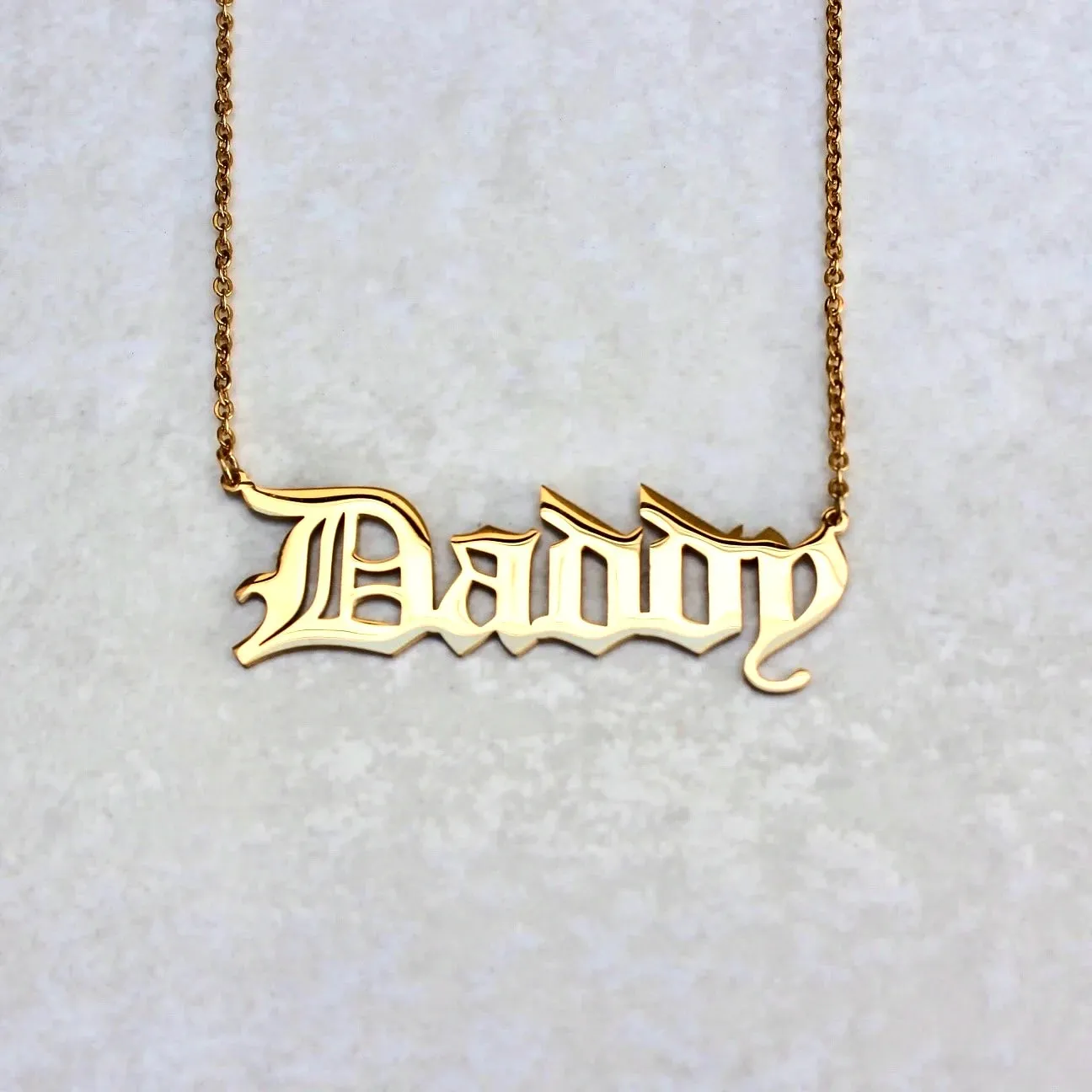 Daddy Statement Necklace - Gold