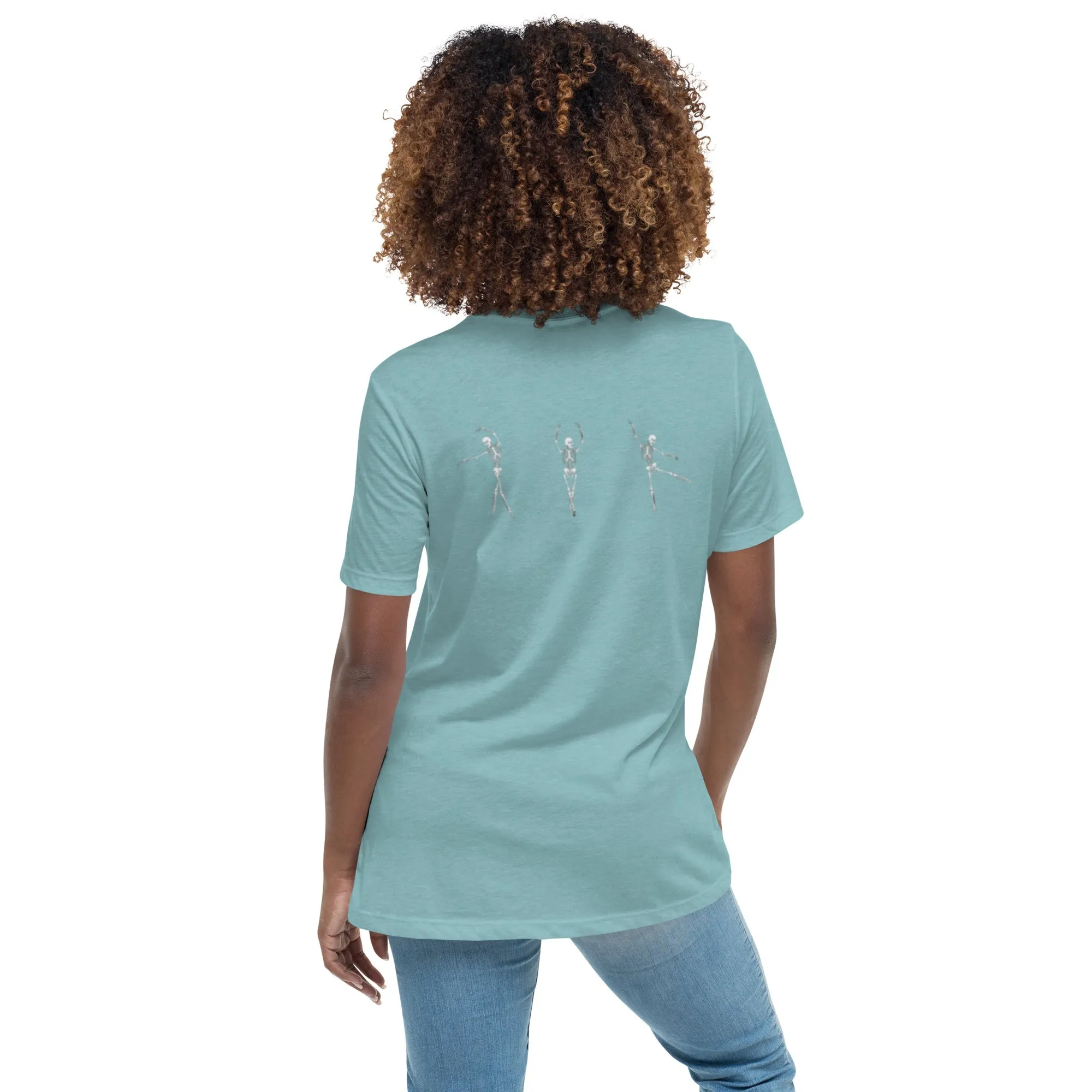 Dancing Ballerina Skeletons Women's Relaxed T-Shirt
