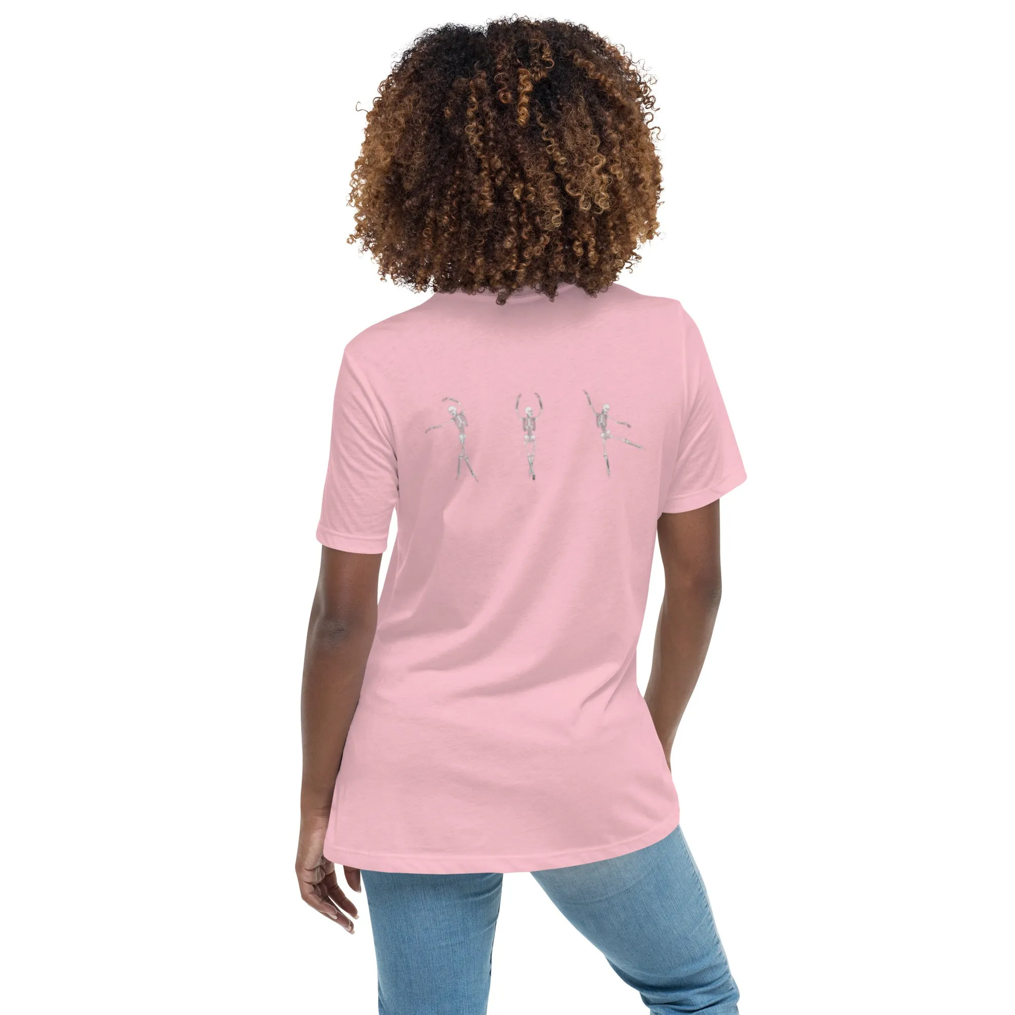 Dancing Ballerina Skeletons Women's Relaxed T-Shirt