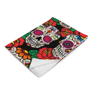 Day of the Dead Throw Blanket