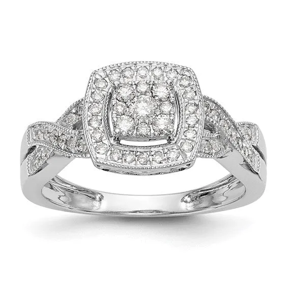 Dazzling Double Halo, Sparkle and Lace Bridal Set