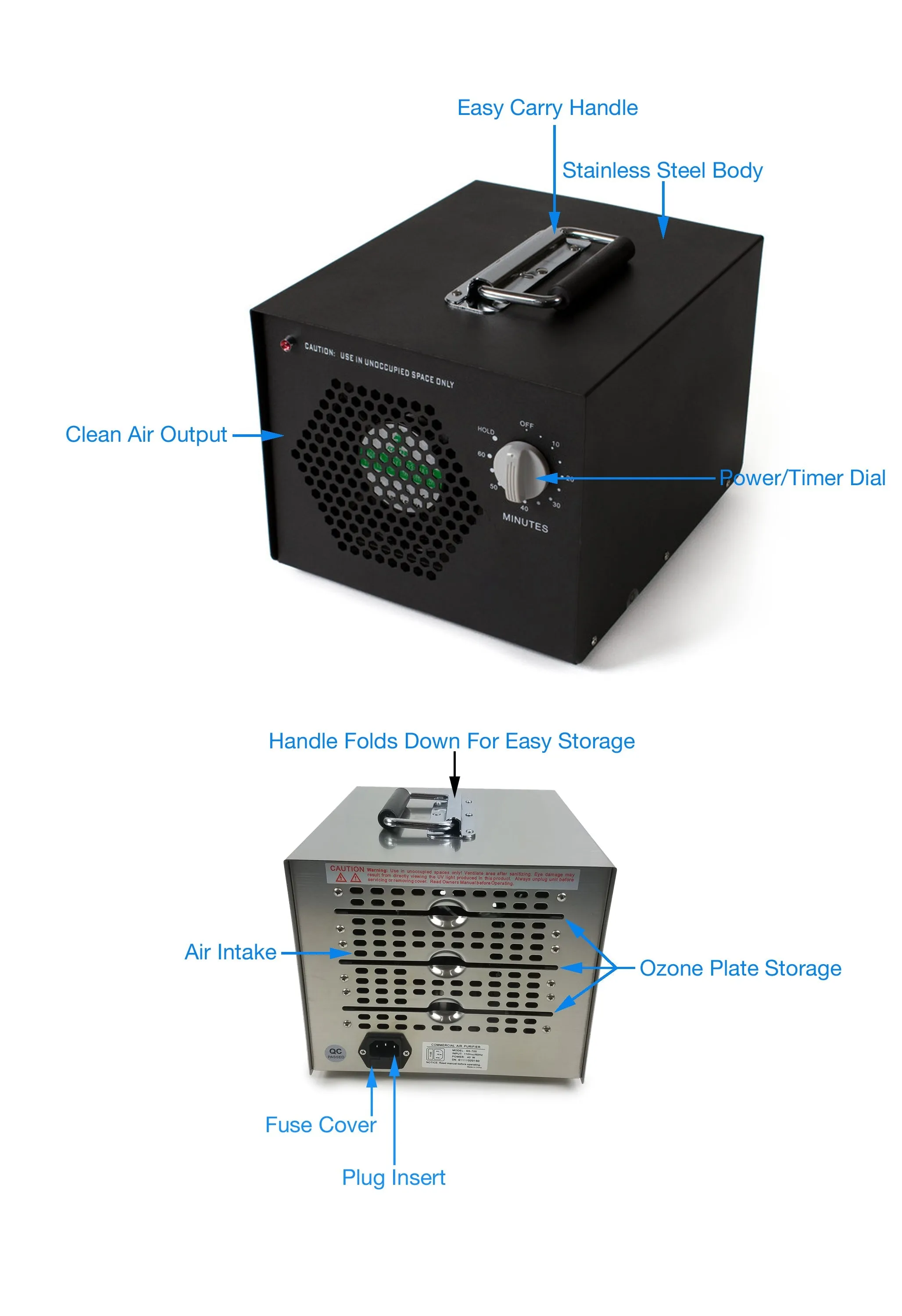 Demo Unit Save 25% Large Odor Elminiating Commercial Ozone Generator by New Comfort