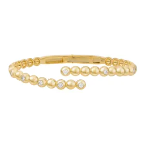 Diamond Bubble Bypass Bangle