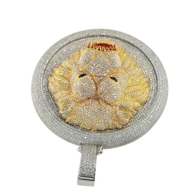 DIAMOND CUSTOM LION HEAD PENDANT
