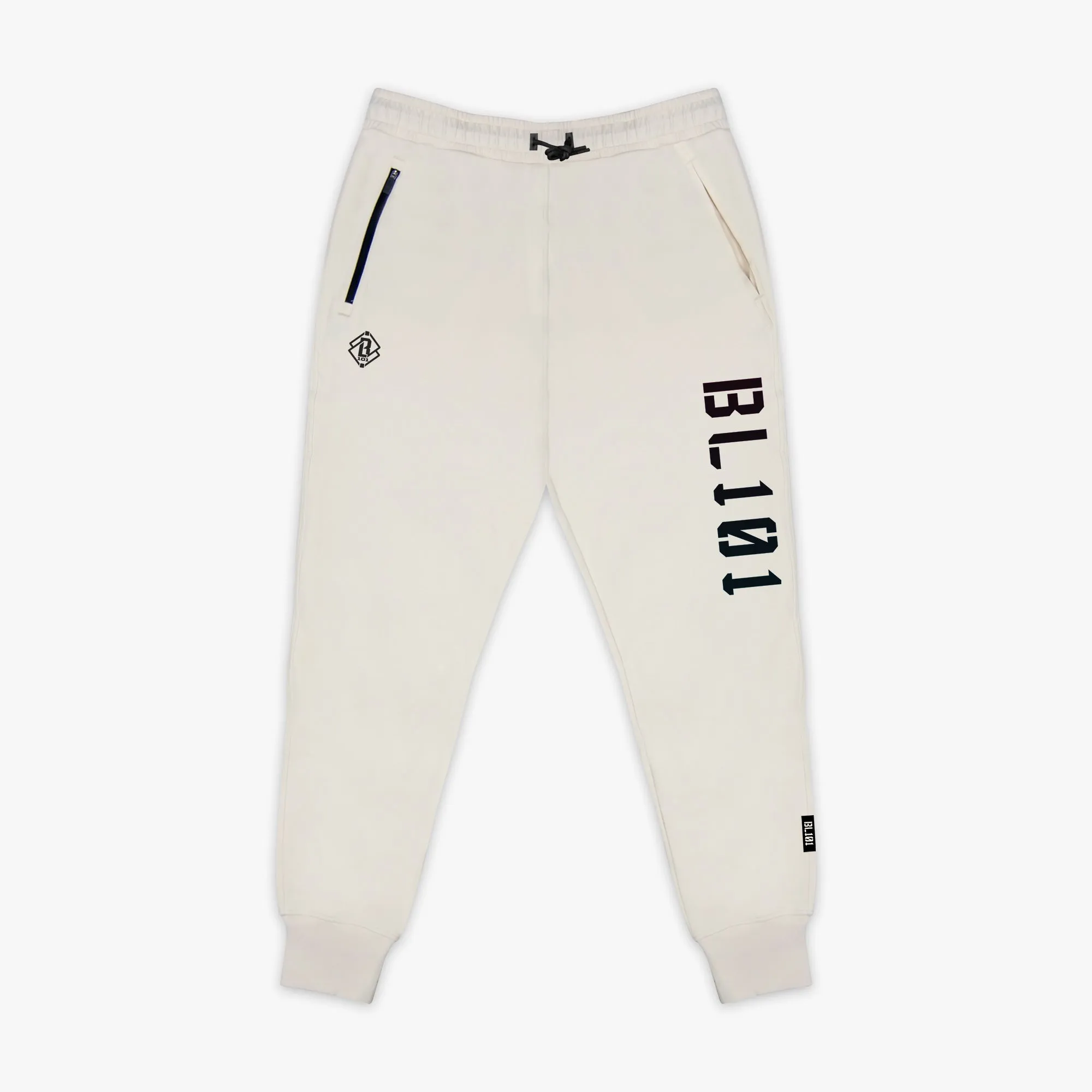 Diamond Relaxed Fit Joggers - Bone/Black