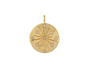 Diamond Star Compass Charm