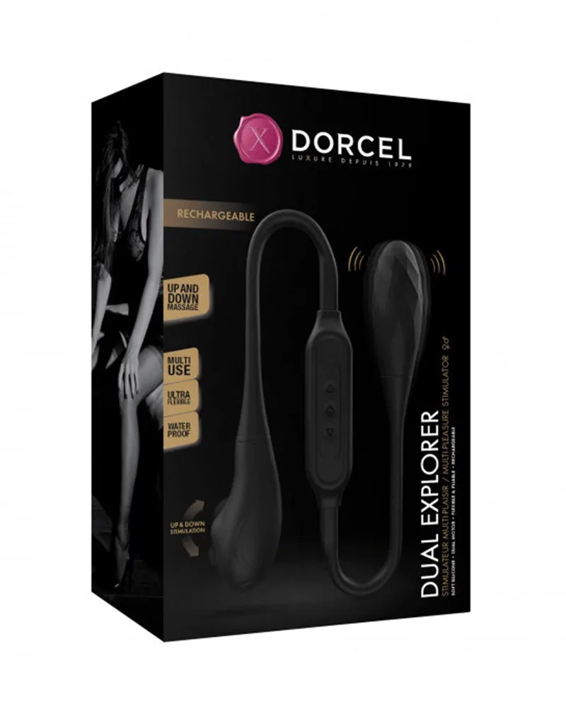 Dorcel - Dual Explorer - Dubbele Vibrator - Zwart