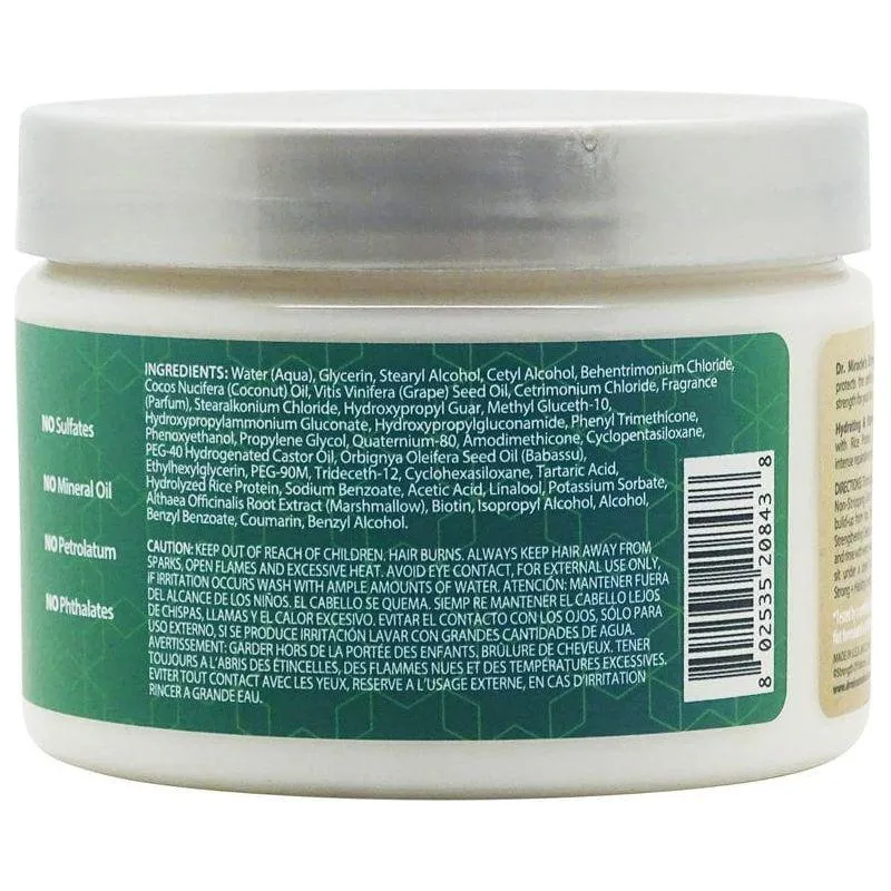 Dr.Miracle's Rice Protein & Babbasu Oil Hydrating & Strengthening Deep Conditioner 340g