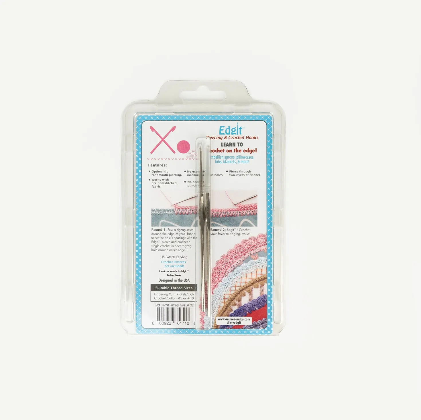 E10 - SET OF 2 HOOKS - Edgit! Piercing & Crochet Hooks