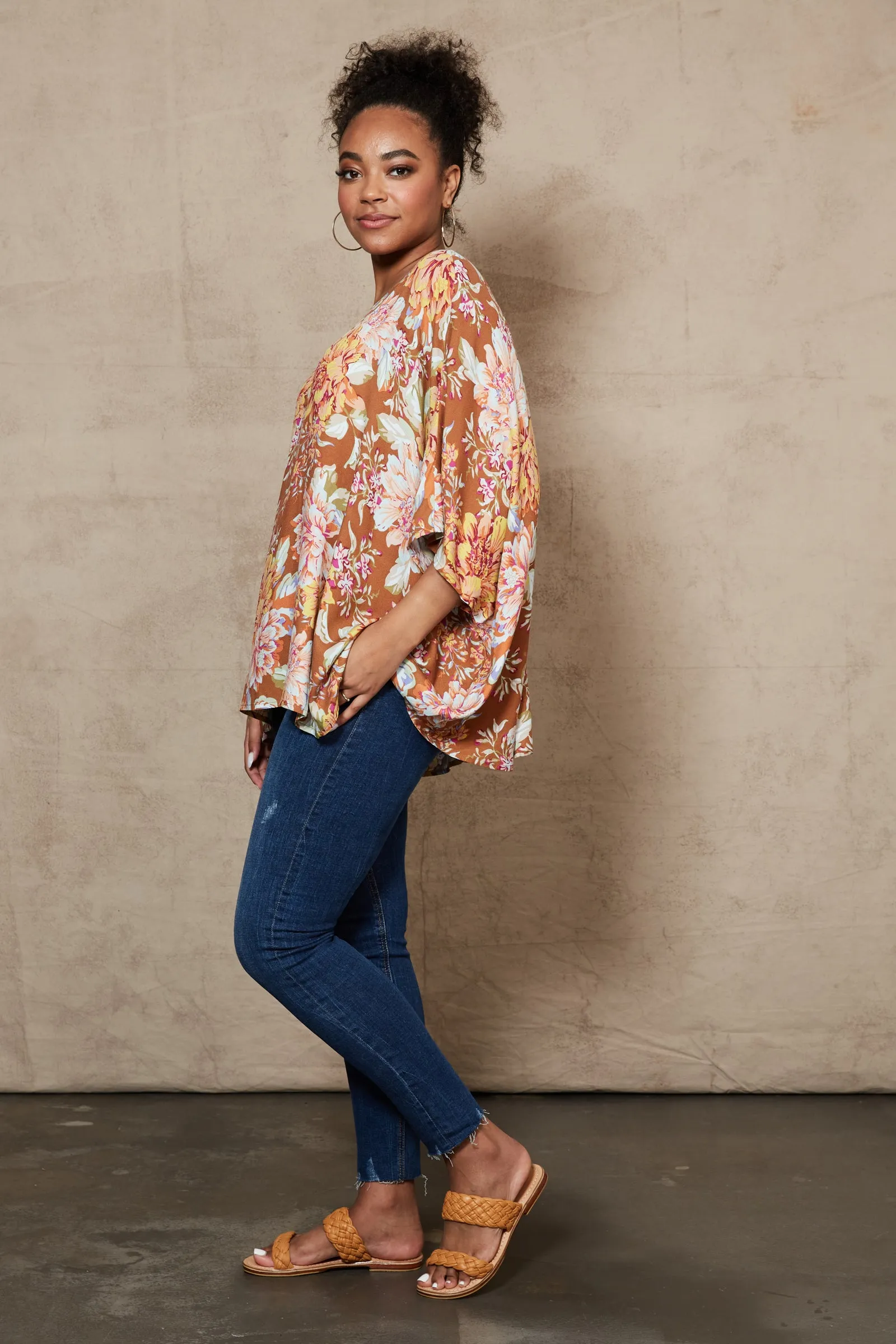 Eb & Ive Alma Relaxed Top - Clay Jardin