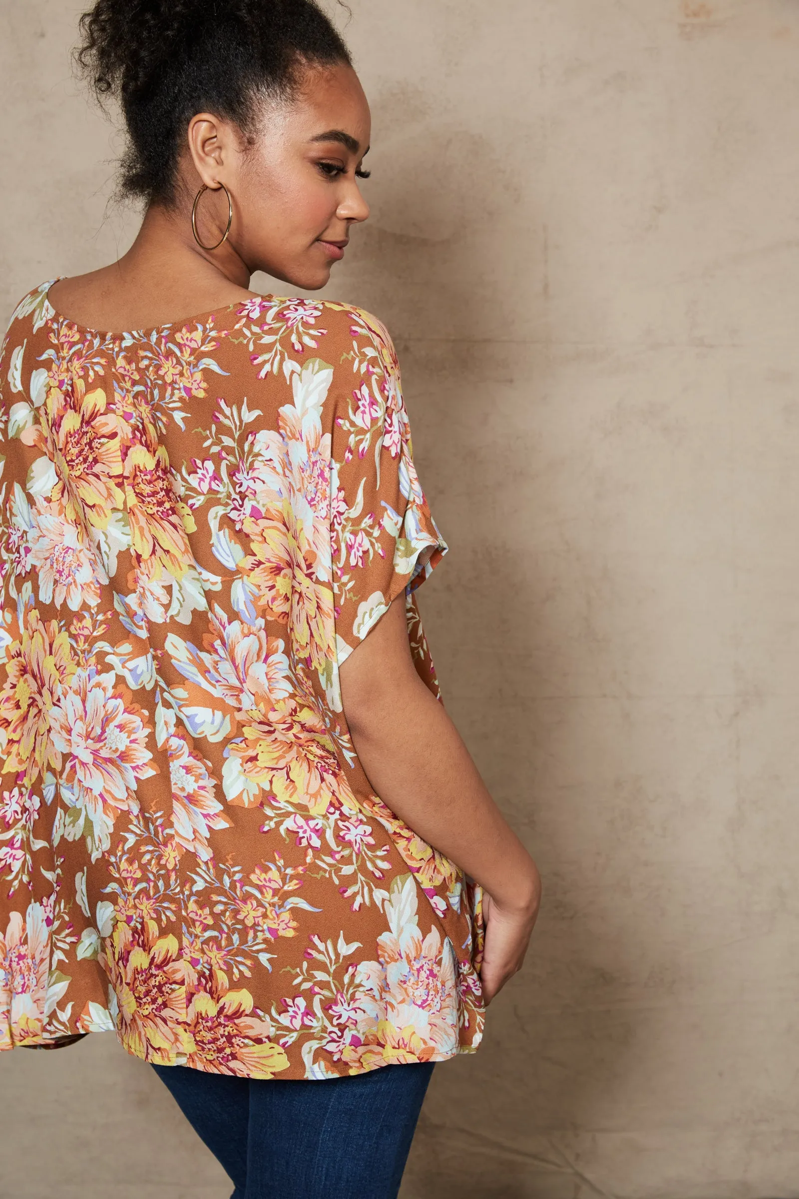 Eb & Ive Alma Relaxed Top - Clay Jardin