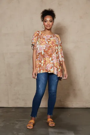 Eb & Ive Alma Relaxed Top - Clay Jardin