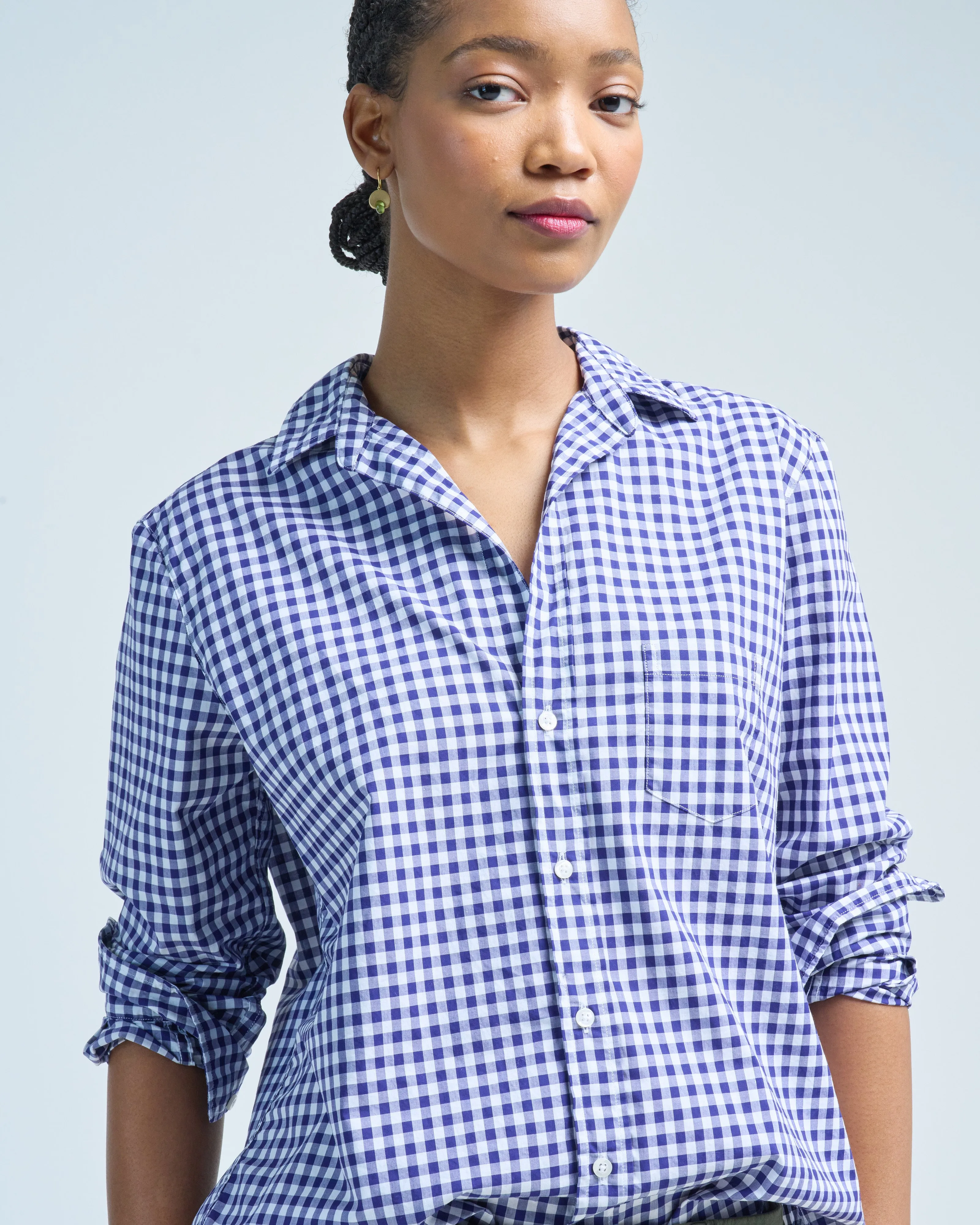 eileen relaxed button-up shirt