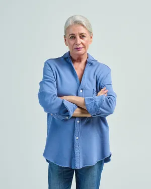 eileen relaxed button-up shirt