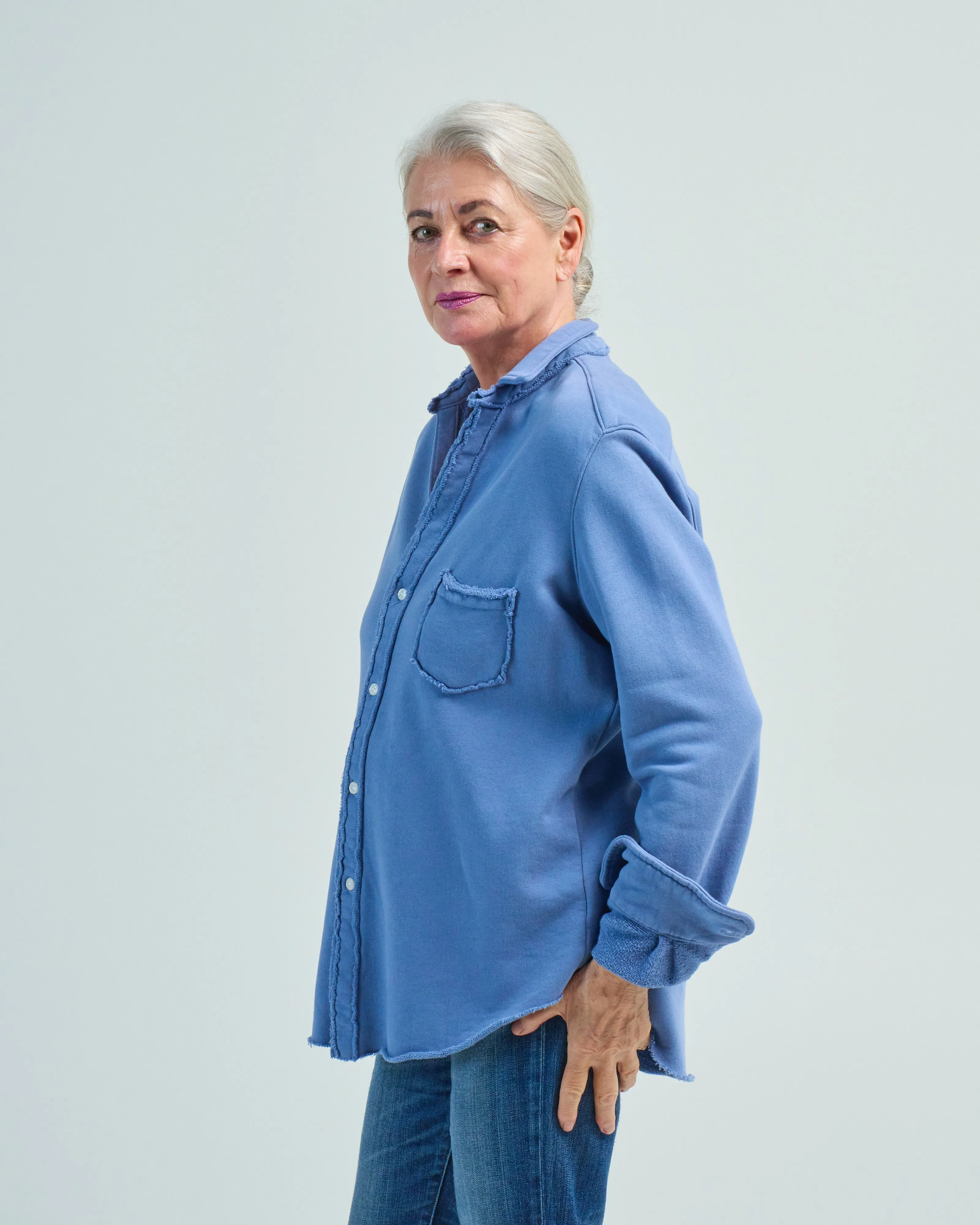 eileen relaxed button-up shirt