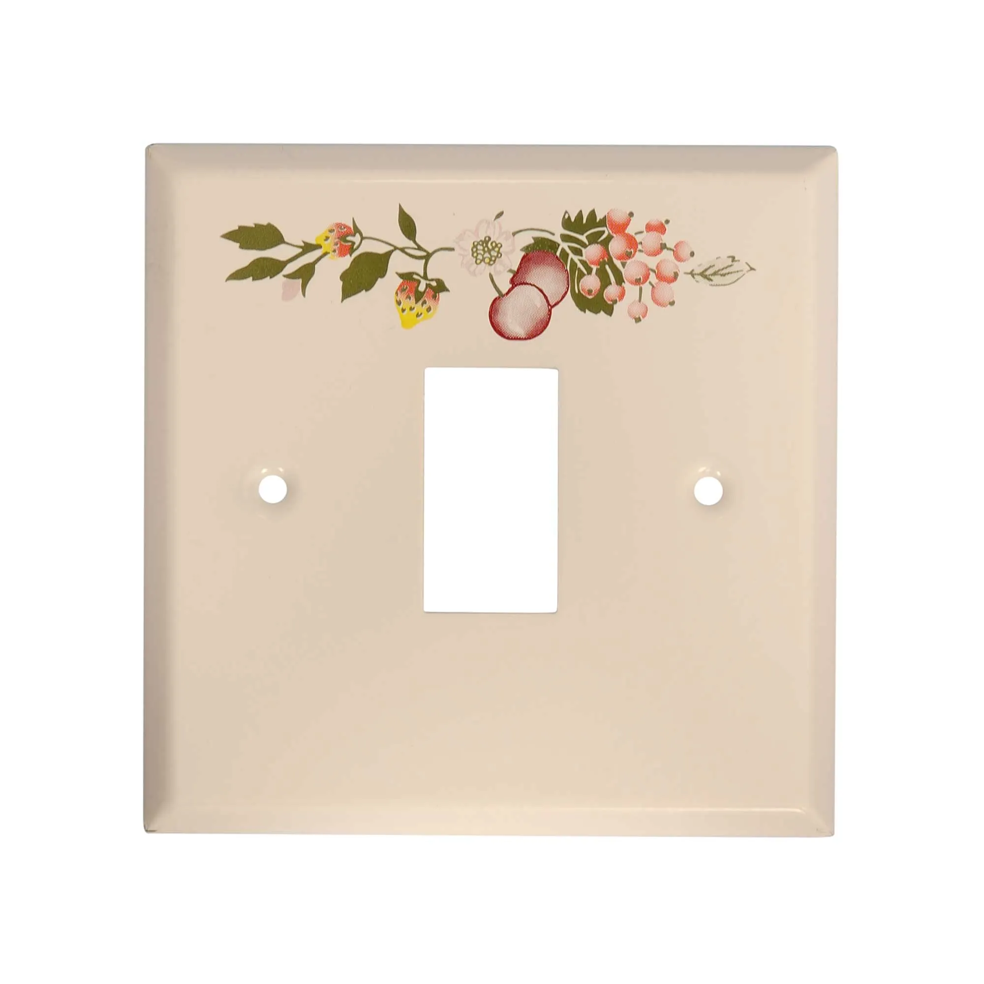 ElekTek Light Switch Conversion Cover Plate Single White Fresh Fruit Eternal Beau Teddy Bear
