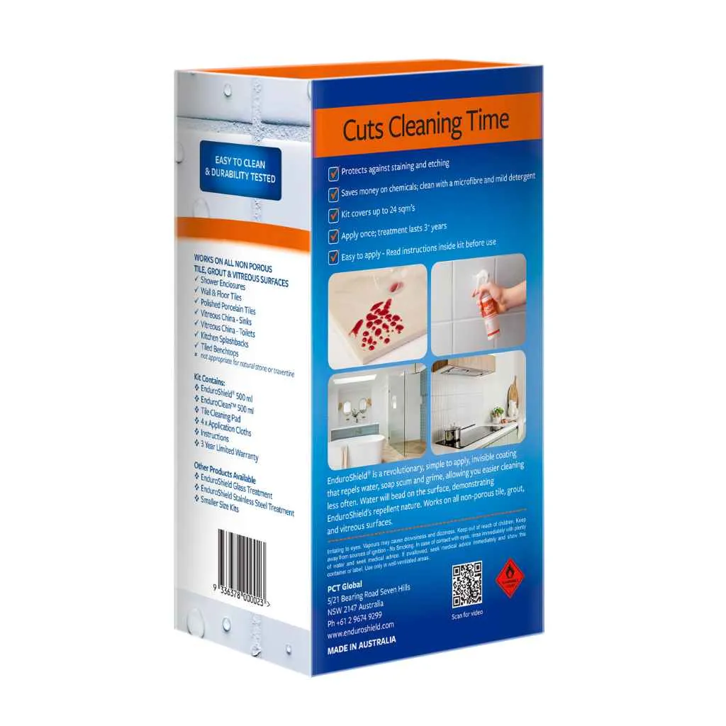 EnduroShield Tile & Grout Treatment -  Large 500ml Kit