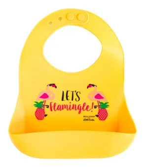 Exclusive! Let's Flamingle Catch Bib