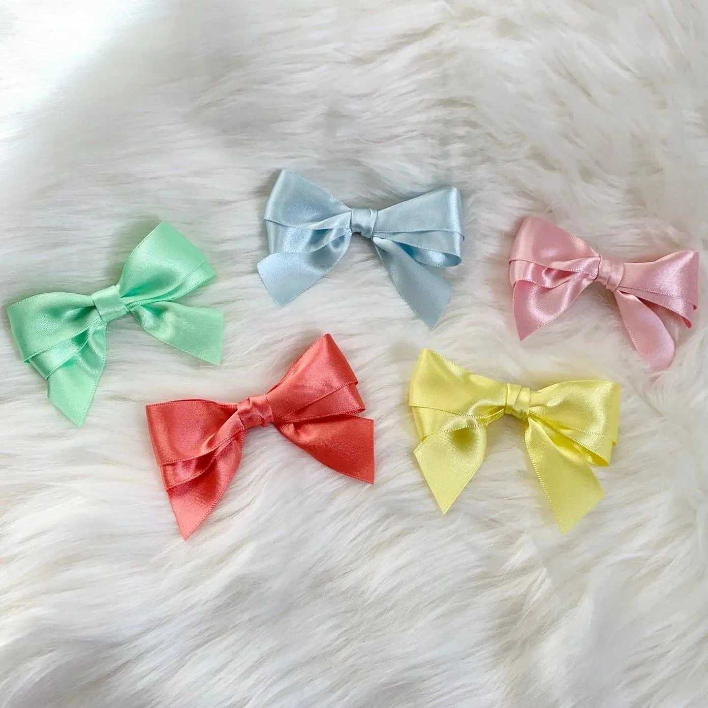 Exclusive Pastel Satin Bows