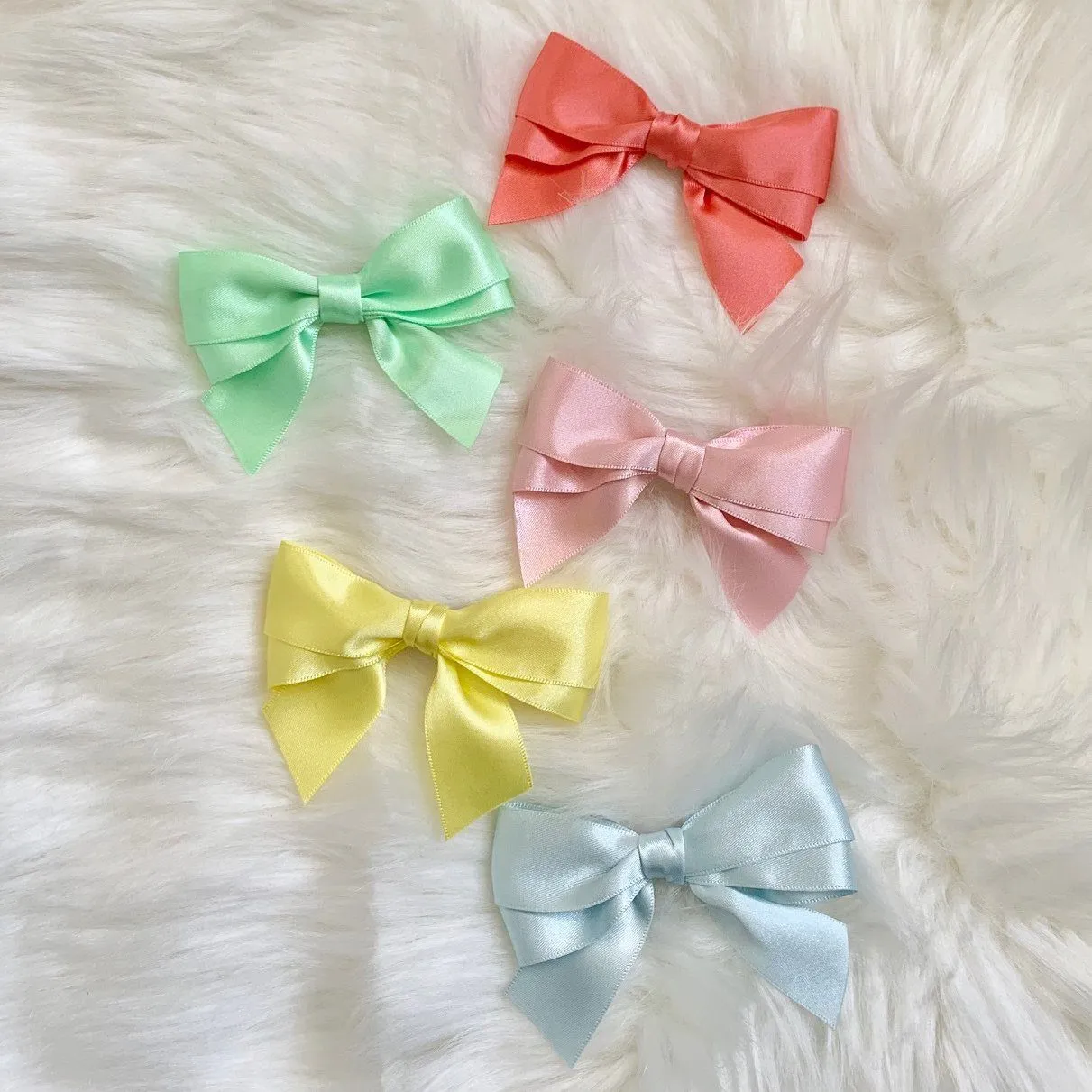 Exclusive Pastel Satin Bows