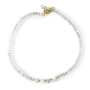 Exclusive Pearl Hearts Beaded Necklace