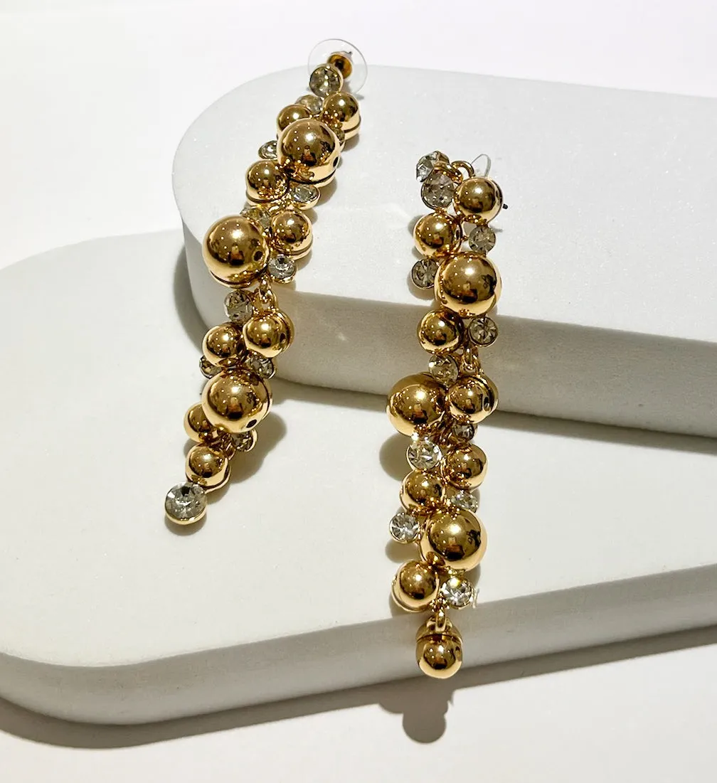 Exclusive Style Gold Drop Earrings
