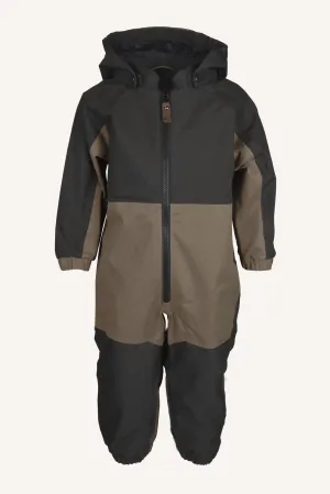 EXPLORER SHELL BABY OVERALL - GREIGE