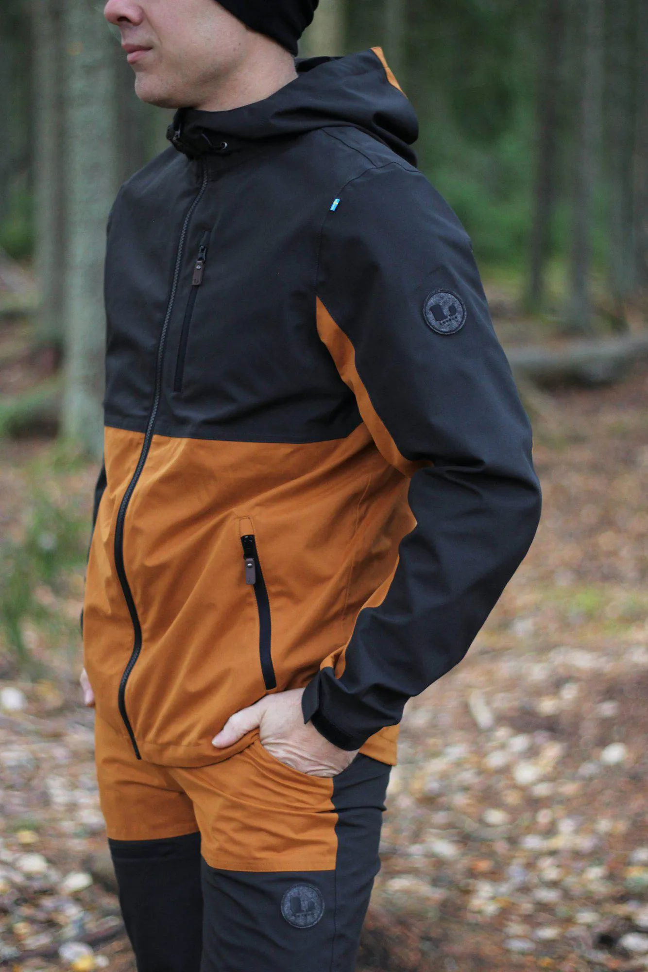 EXPLORER SHELL JACKET, MEN - SUDAN BROWN