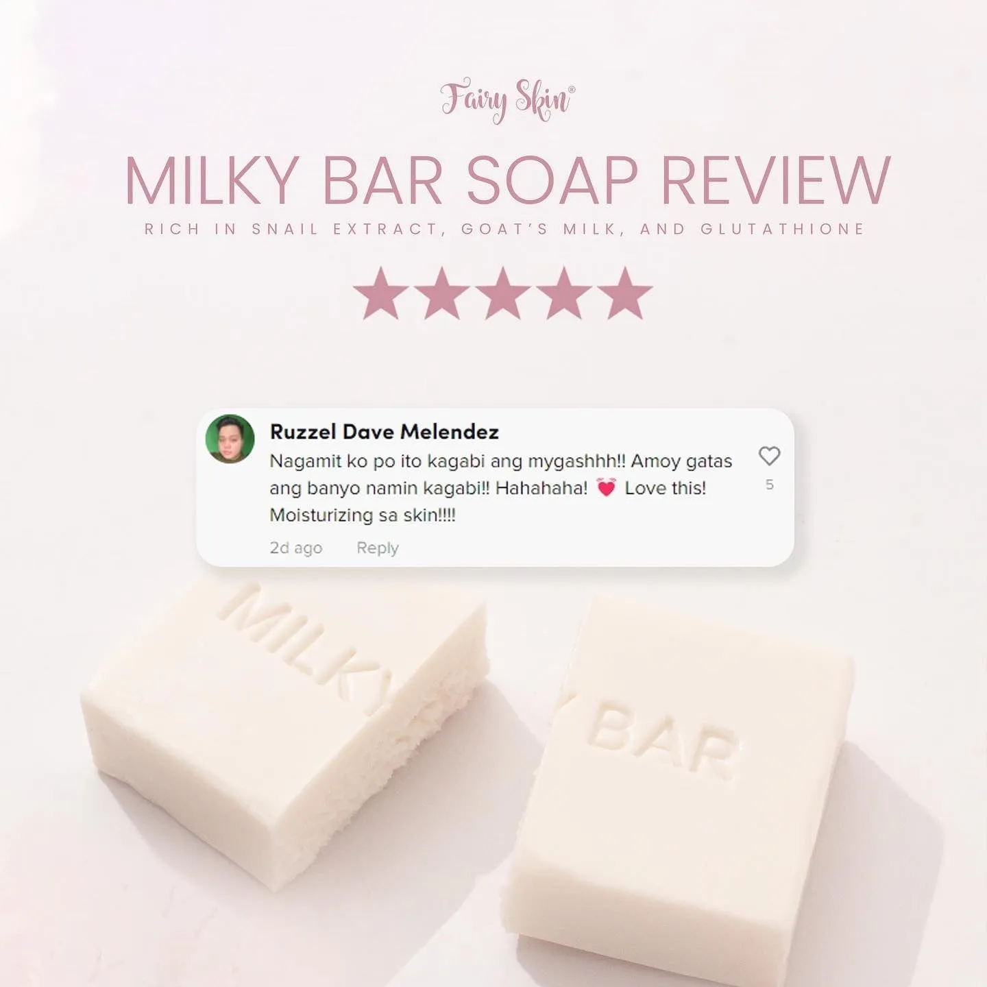 Fairy Skin Milky Bar Soap