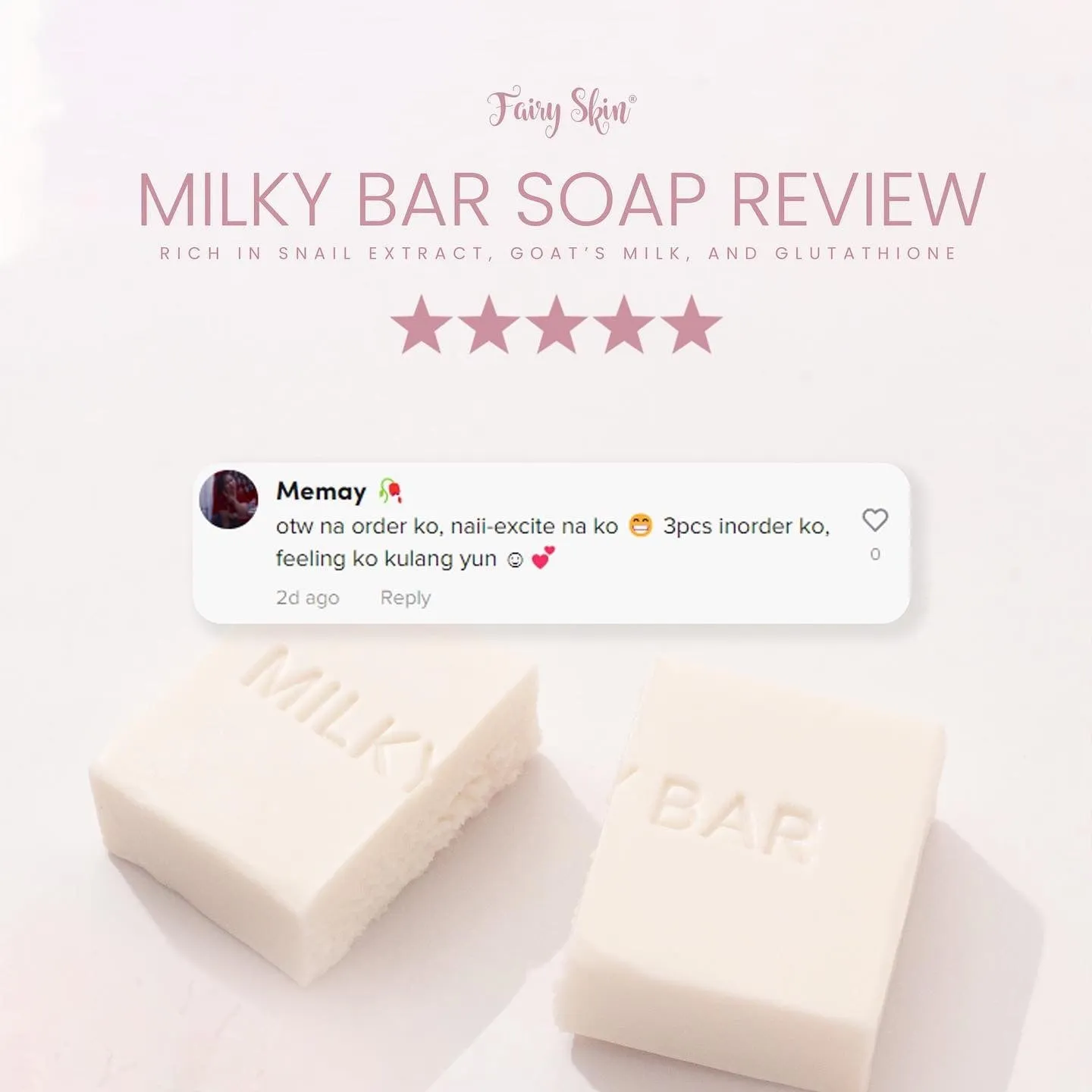 Fairy Skin Milky Bar Soap