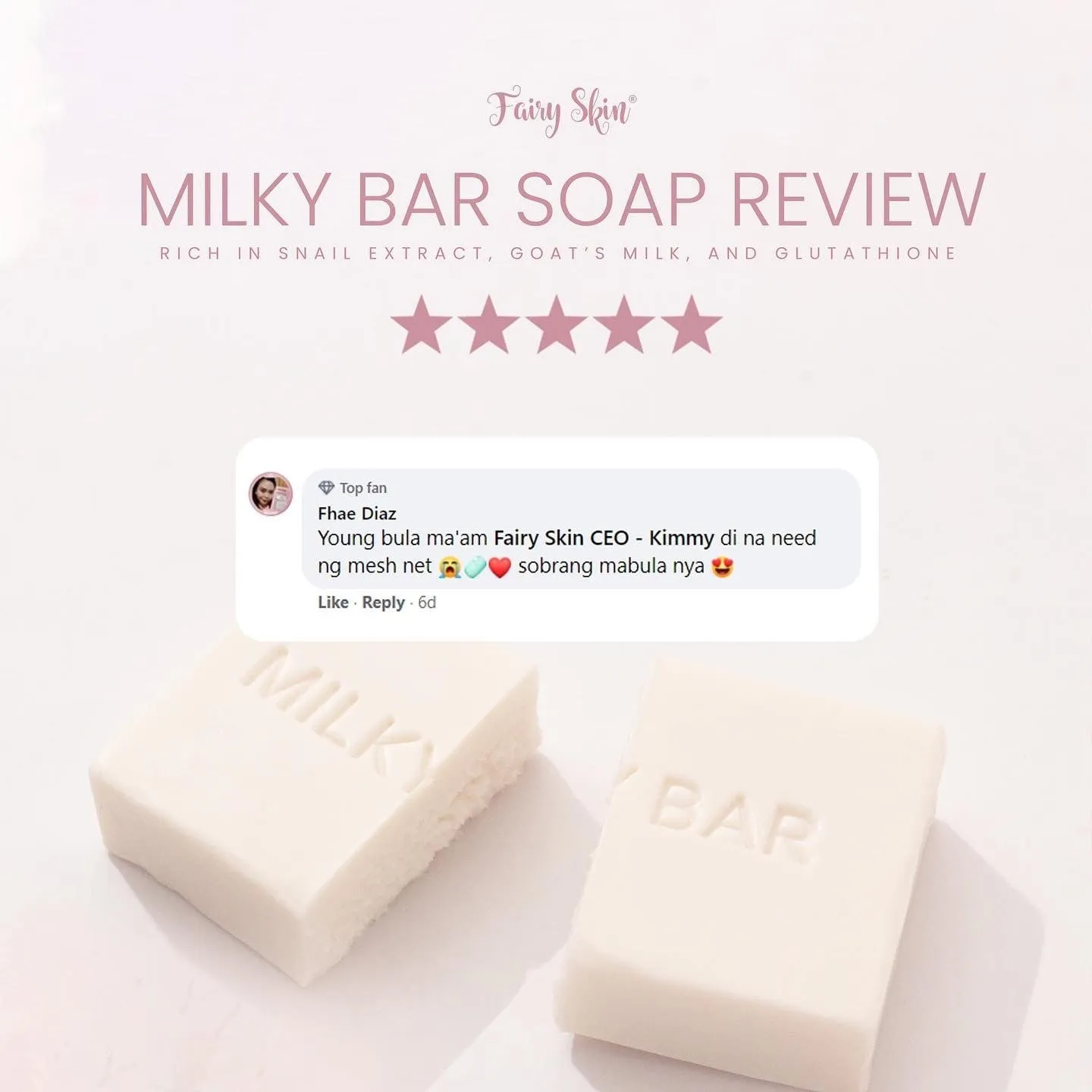 Fairy Skin Milky Bar Soap