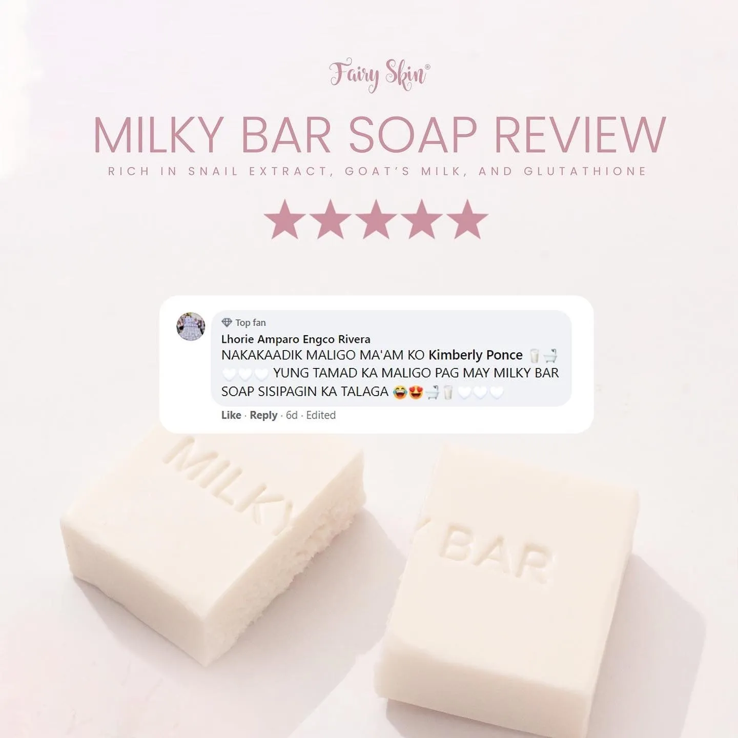 Fairy Skin Milky Bar Soap