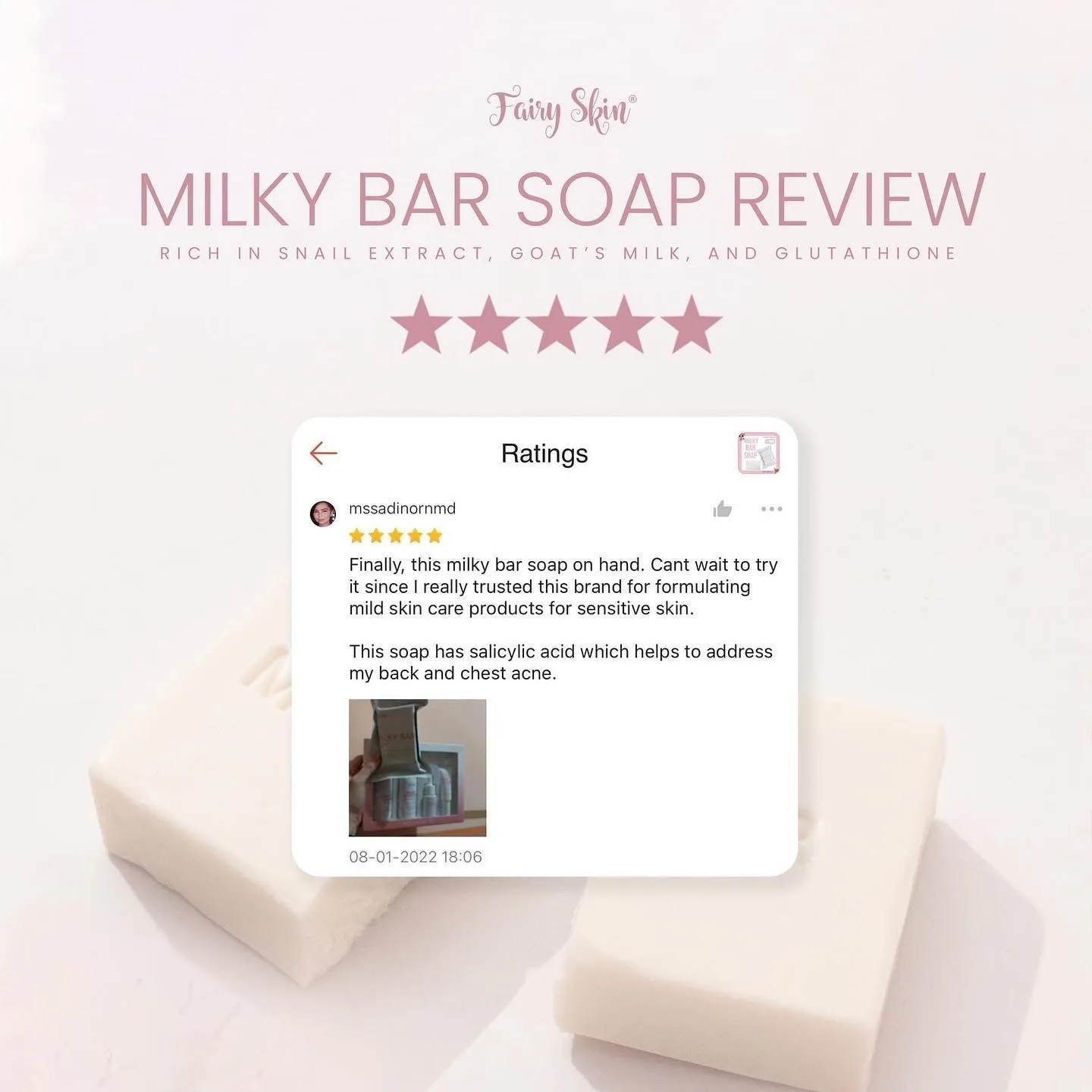Fairy Skin Milky Bar Soap