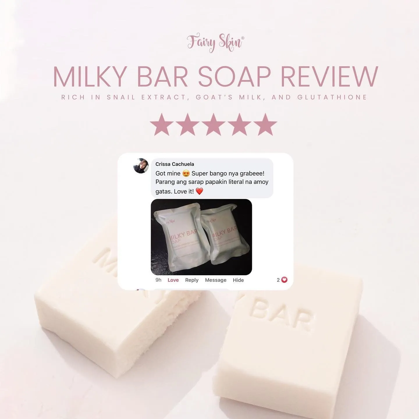 Fairy Skin Milky Bar Soap