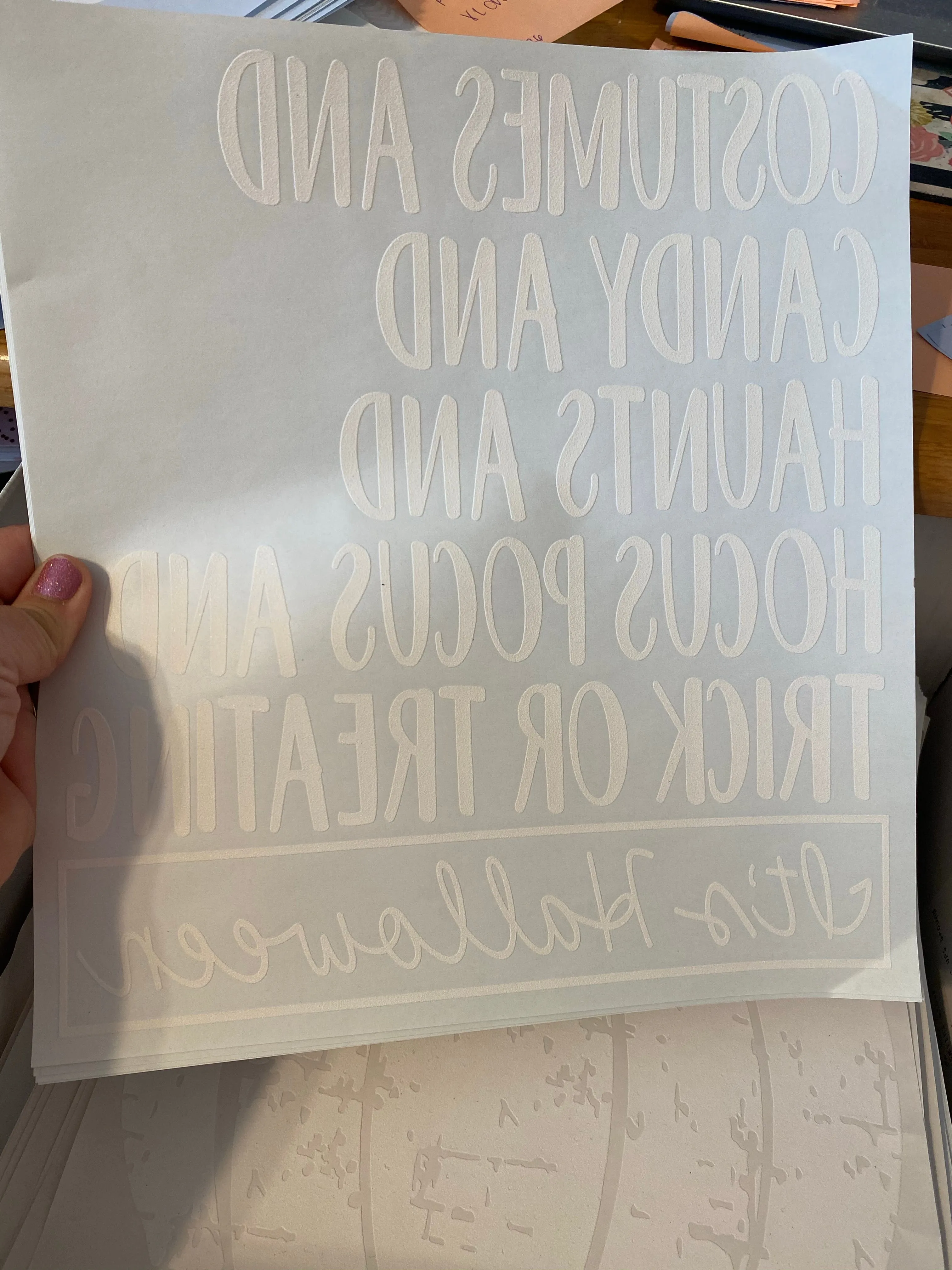 Fall Clean Out Screen Prints