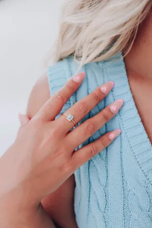 Fancy Statement Ring - Lt. Blue