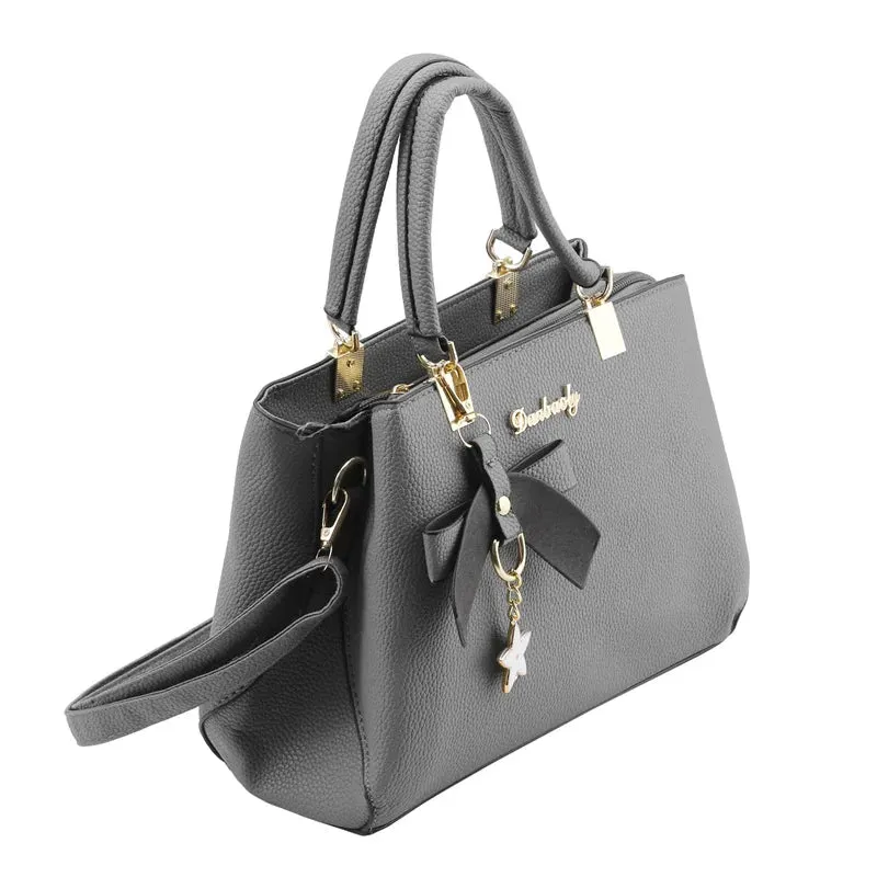 Fashion Women Handbags PU Totes Bag Top-handle Embroidery Crossbody Bag Shoulder Bag Lady Simple Style Hand Bags