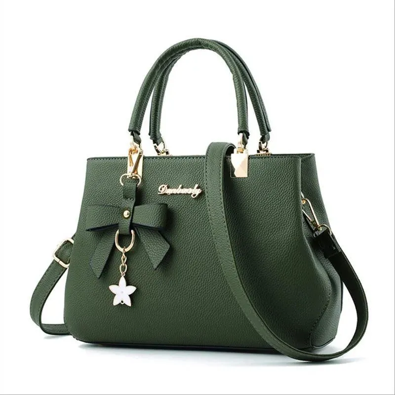 Fashion Women Handbags PU Totes Bag Top-handle Embroidery Crossbody Bag Shoulder Bag Lady Simple Style Hand Bags