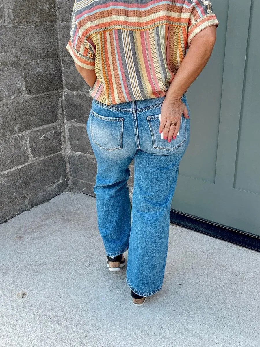 Feel Alive Relaxed Straight Leg Jean
