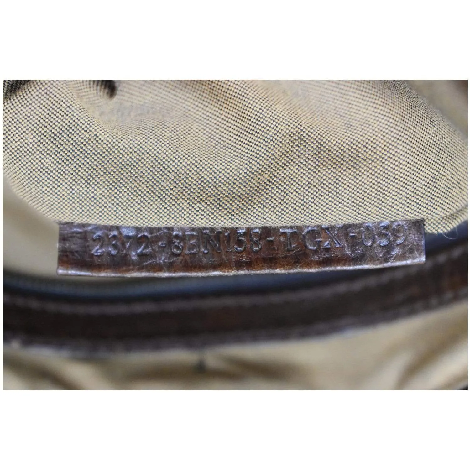 FENDI De Jour Large Zucca Tobacco Canvas Large Tote Bag Brown 8BN158