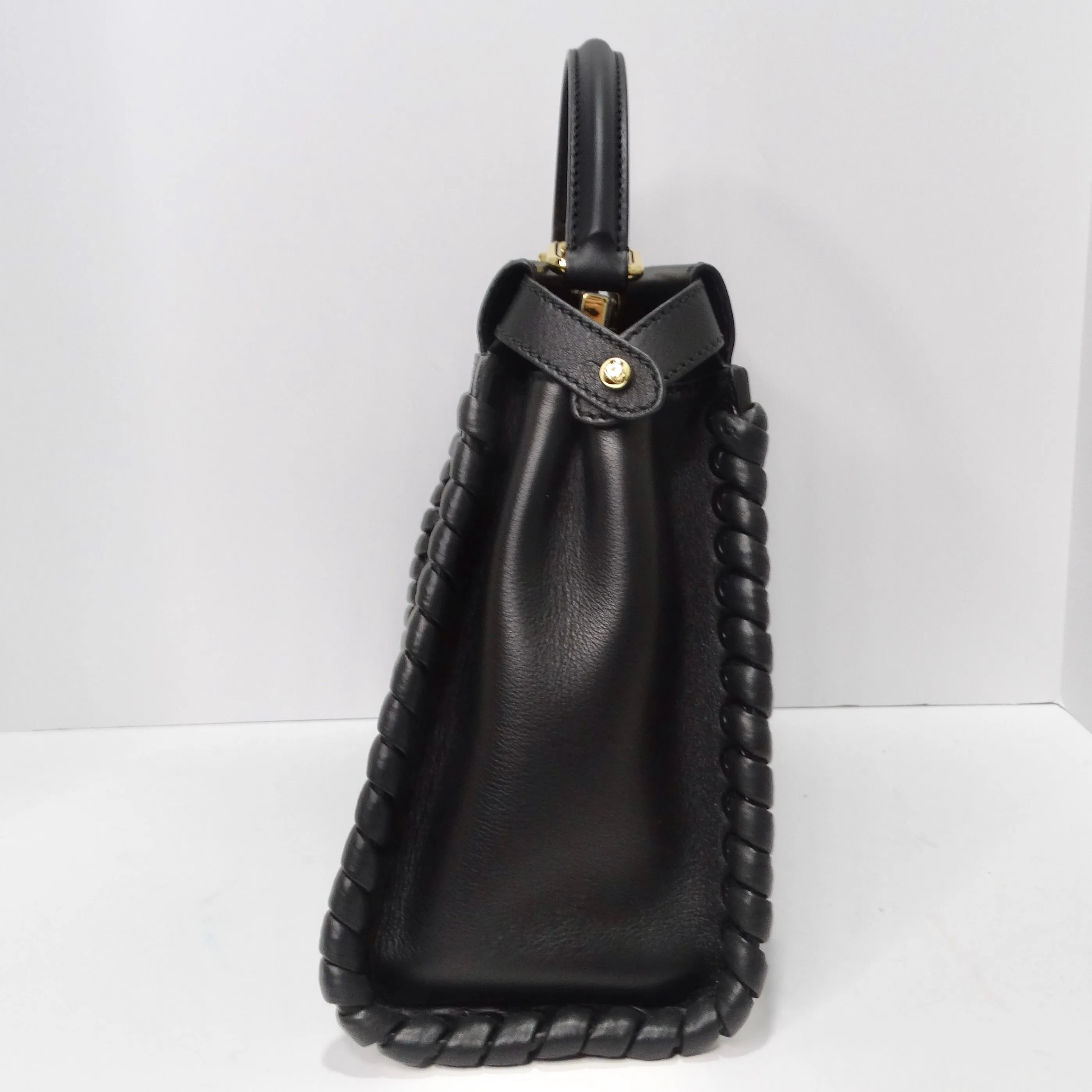 Fendi Peekaboo Medium Whipstitch Shoulder Bag