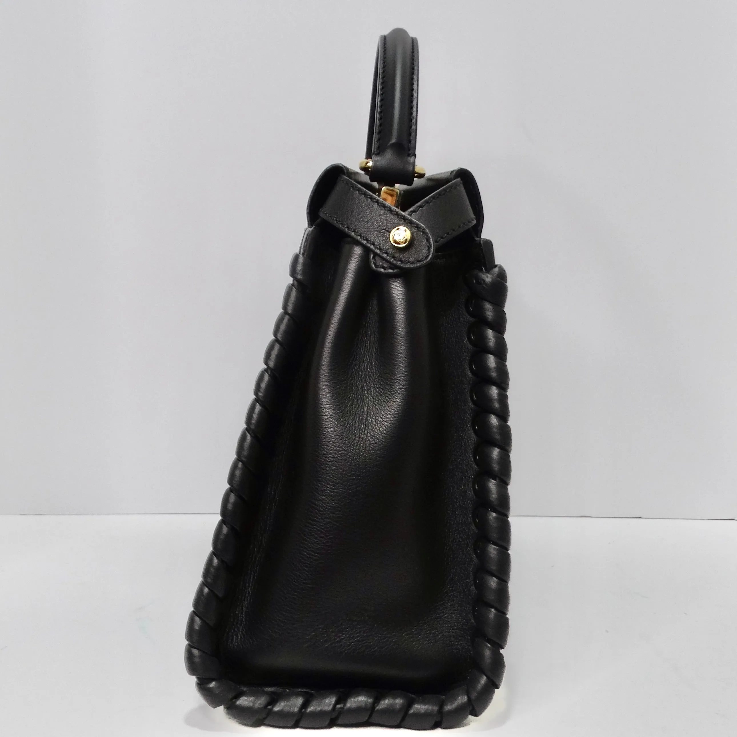 Fendi Peekaboo Medium Whipstitch Shoulder Bag