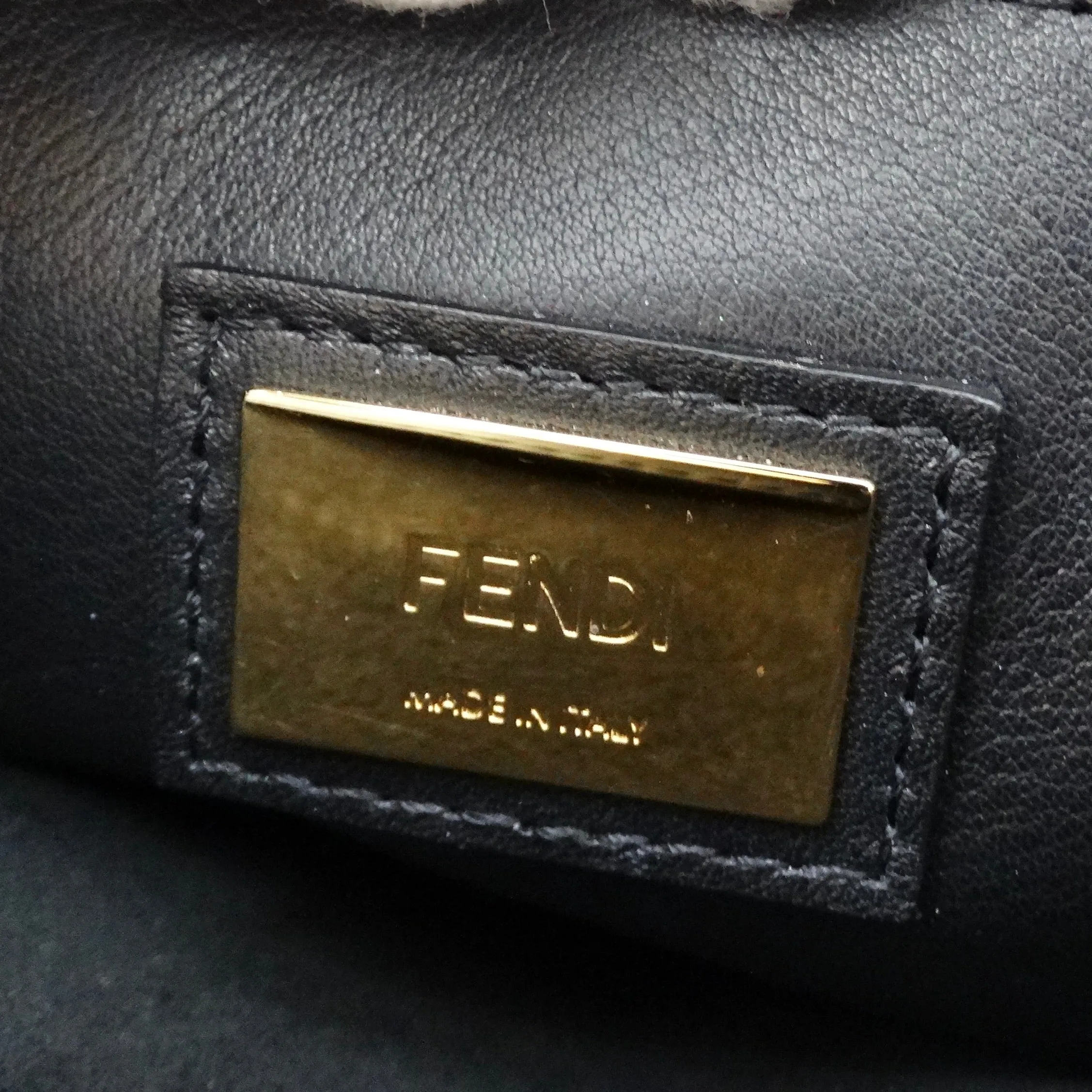Fendi Peekaboo Medium Whipstitch Shoulder Bag