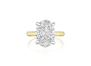 Fink's Exclusive Solitaire Oval Engagement Ring