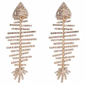 Fish Scale Statement Earrings